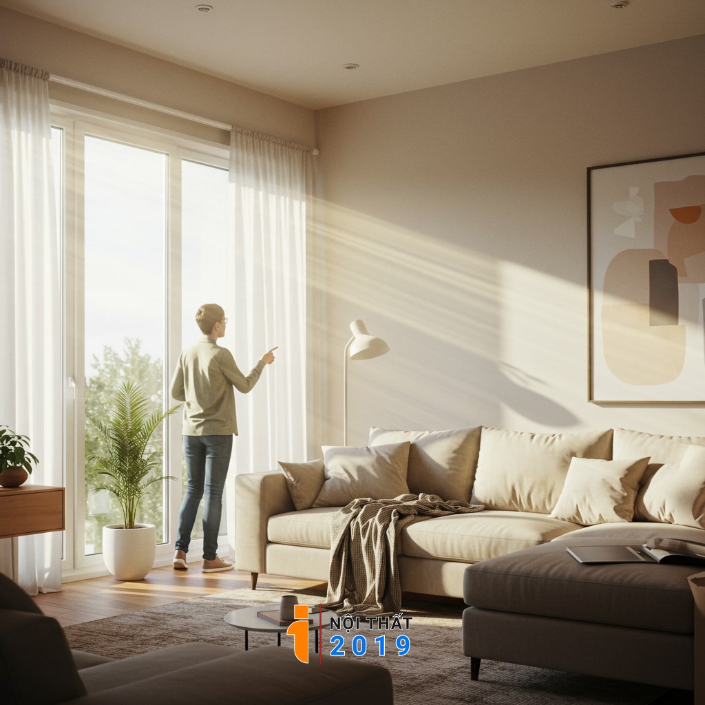 Đánh giá không gian và nguồn sáng hiện có