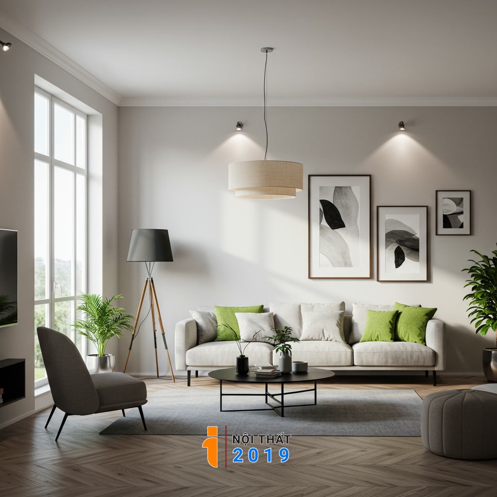 Ánh sáng - Yếu tố không thể thiếu trong thiết kế nội thất phòng khách