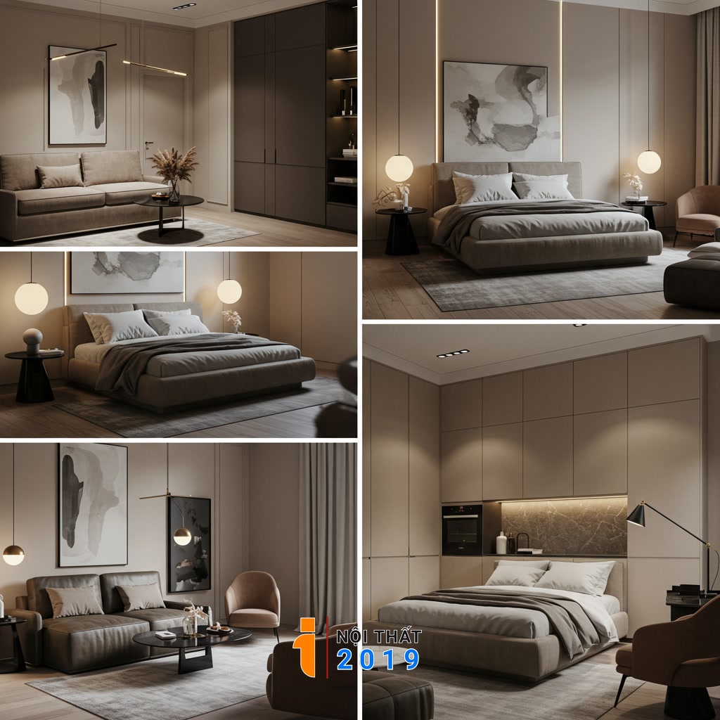 Áp dụng phong cách tối giản sang trọng cho từng khu vực nội thất