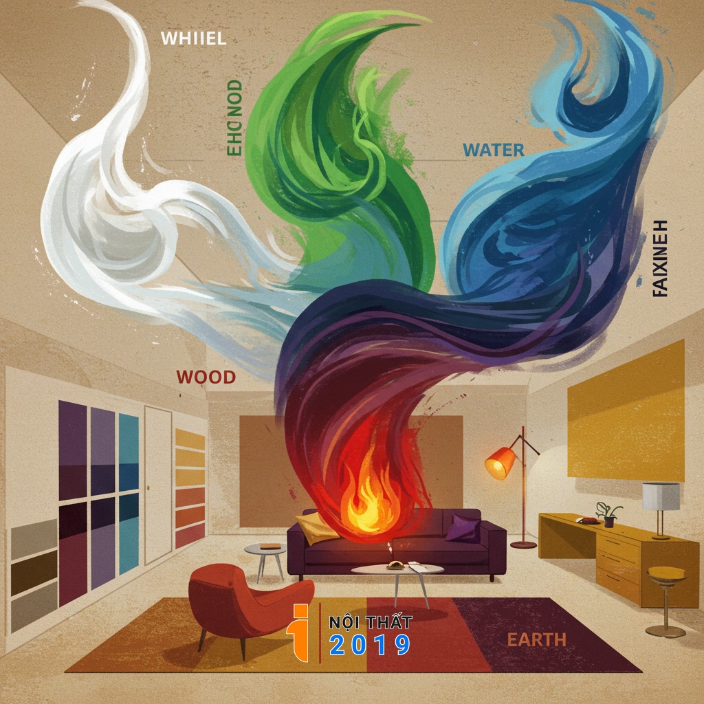 Bí quyết chọn màu nội thất hợp với Bản Mệnh (Mệnh Cung)