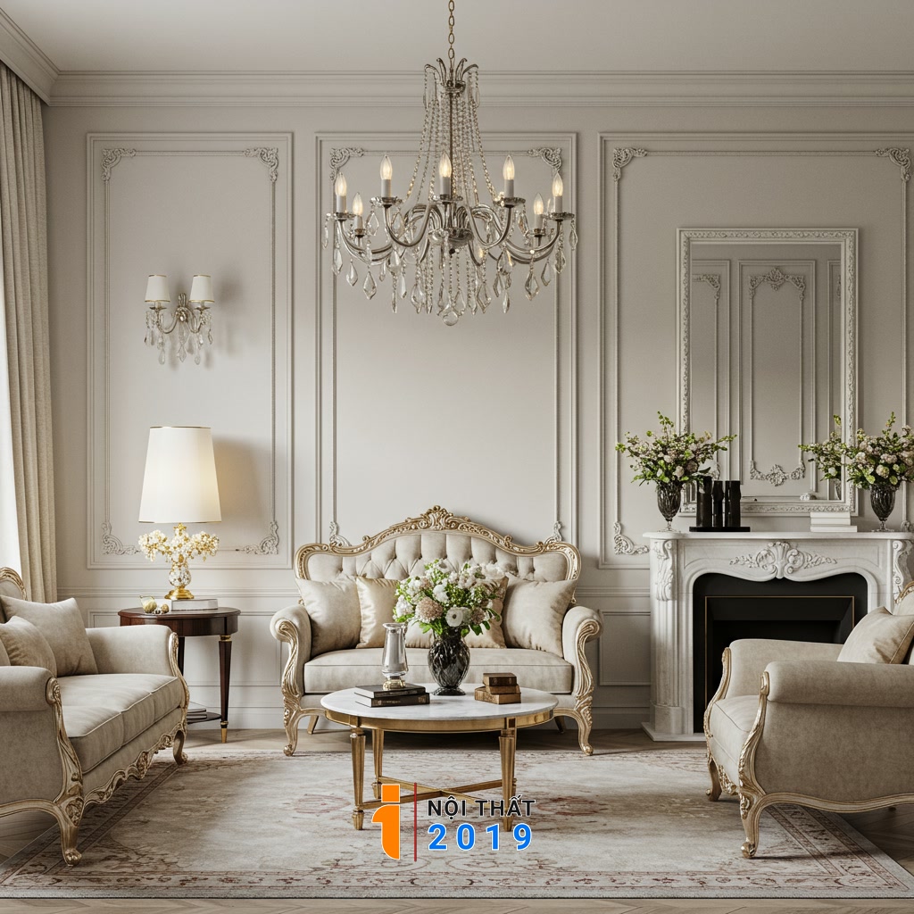 Bí Quyết Thiết Kế Nội Thất Tân Cổ Điển Ấn Tượng