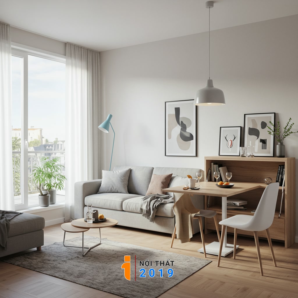 Biến không gian nhỏ thành tổ ấm tiện nghi và hiện đại với nội thất thông minh