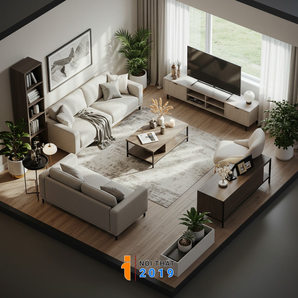 Bố trí nội thất khoa học và tối ưu công năng