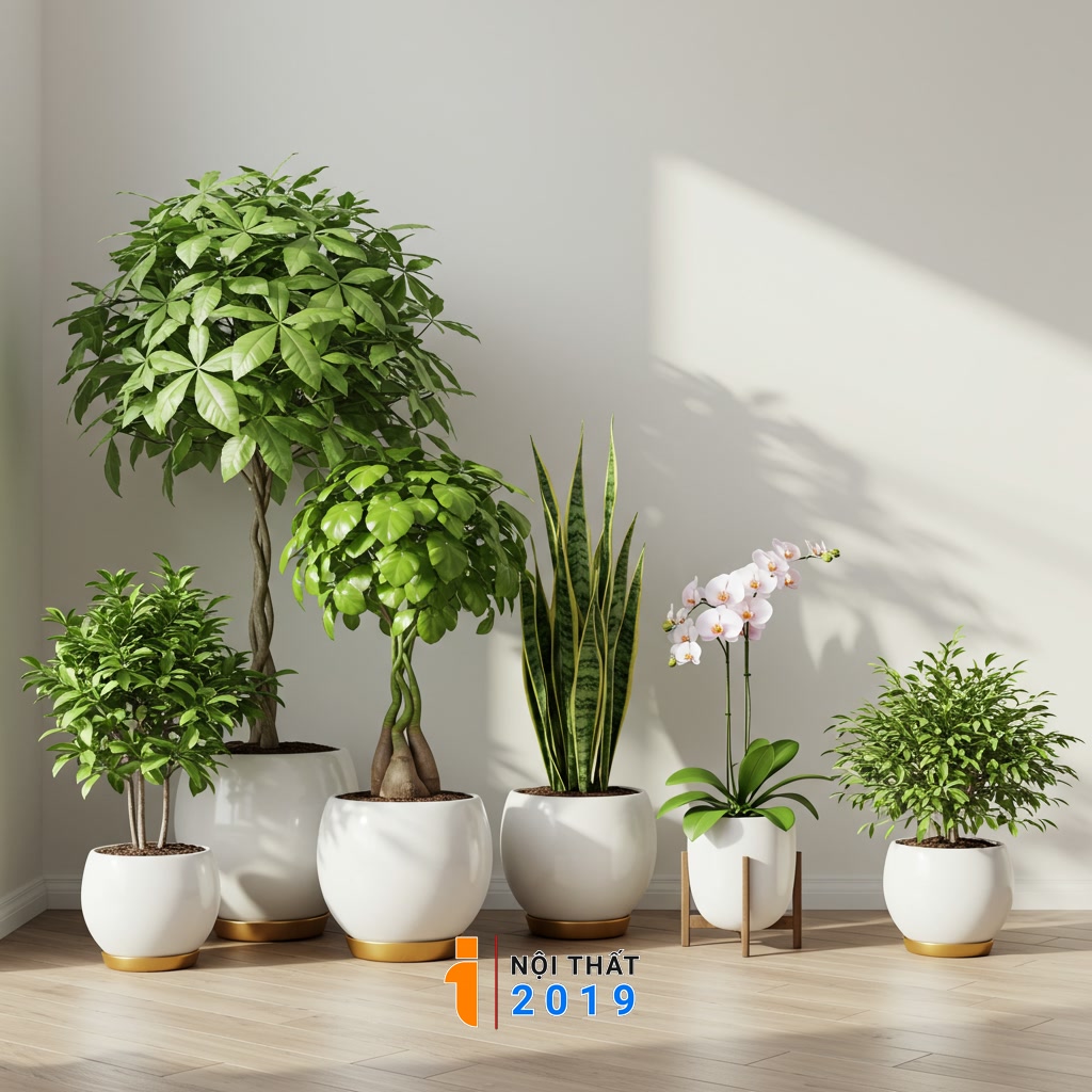 Các Loại Cây Phong Thủy Phù Hợp cho Không Gian Phòng Khách