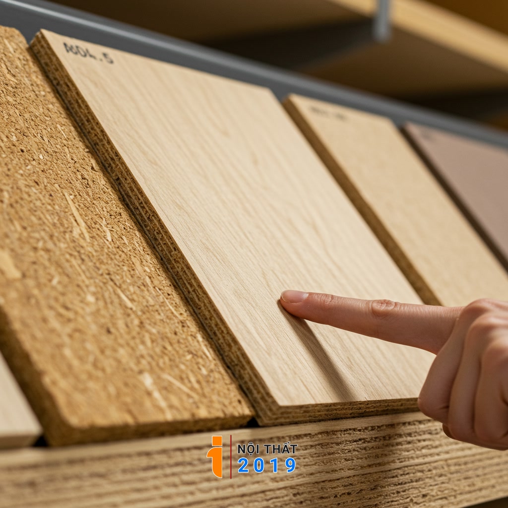 Các loại gỗ công nghiệp phổ biến và lựa chọn vật liệu