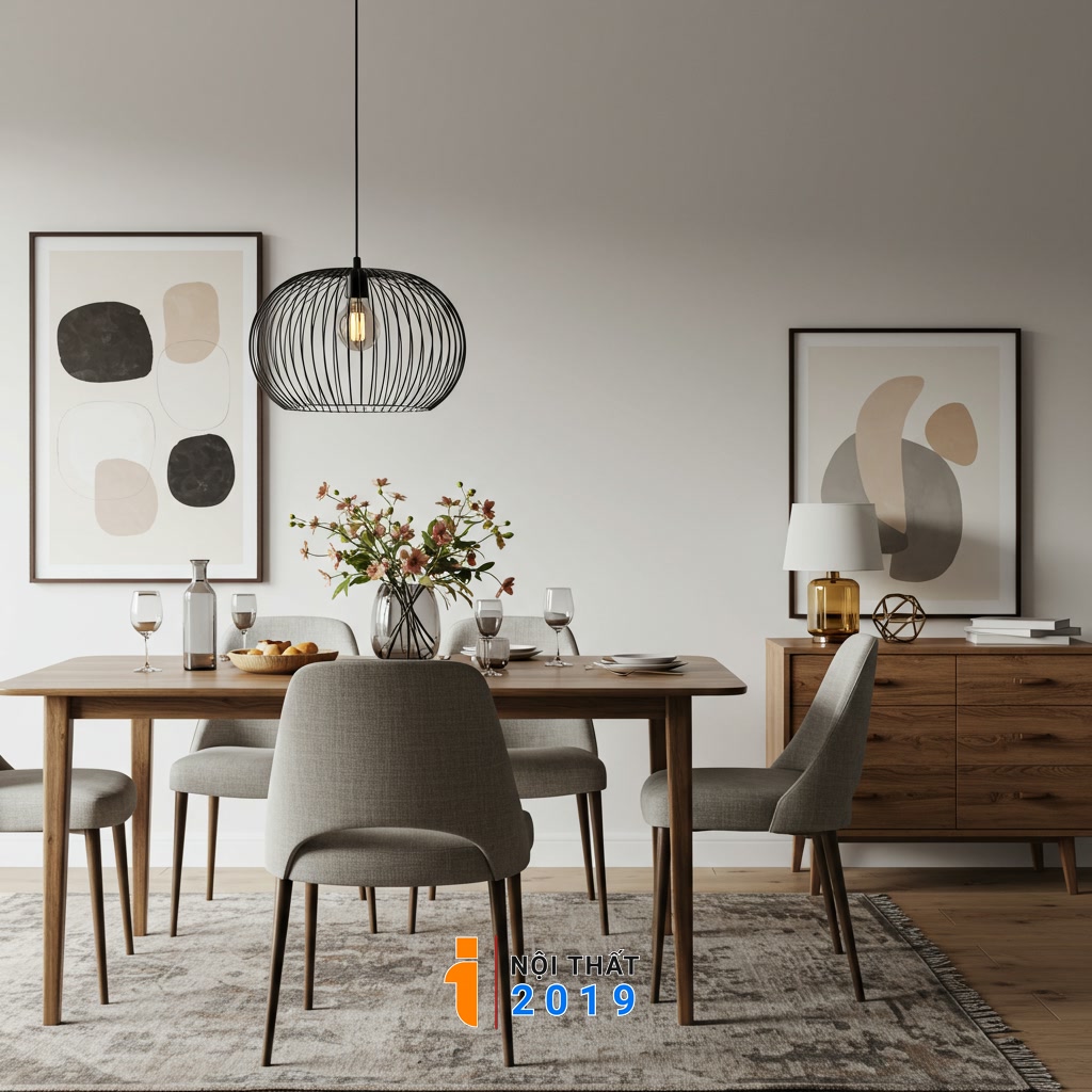 Các mẹo nhỏ để tạo điểm nhấn ấn tượng cho nội thất phòng ăn