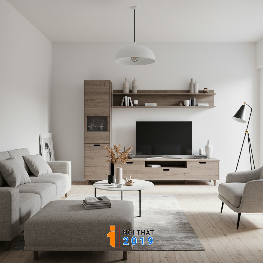 Các món nội thất chủ chốt cho phòng khách hiện đại