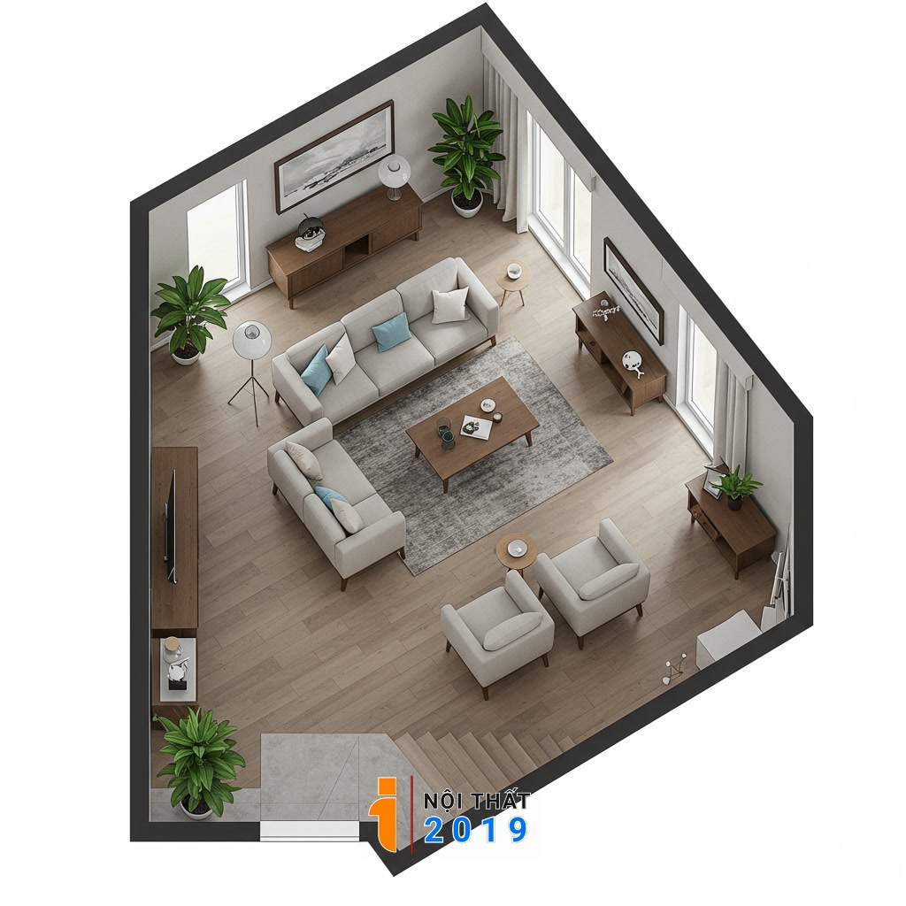 Các nguyên tắc cơ bản khi sắp xếp đồ đạc nội thất