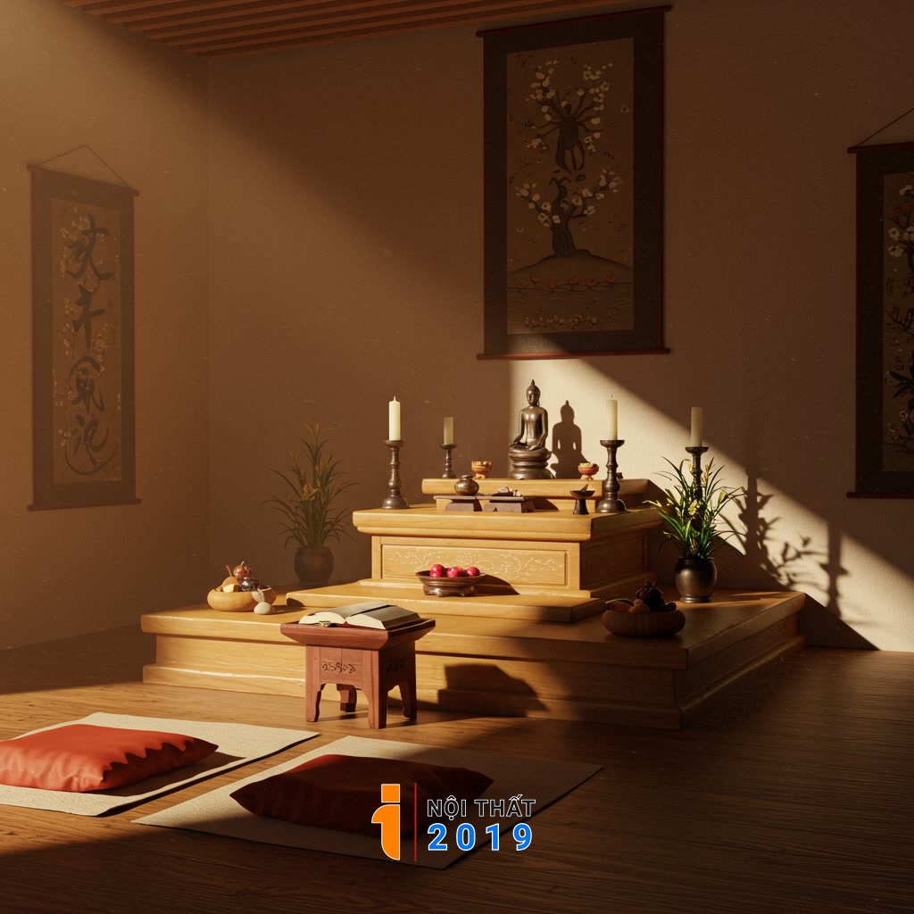 Các nguyên tắc phong thủy cơ bản cho phòng thờ