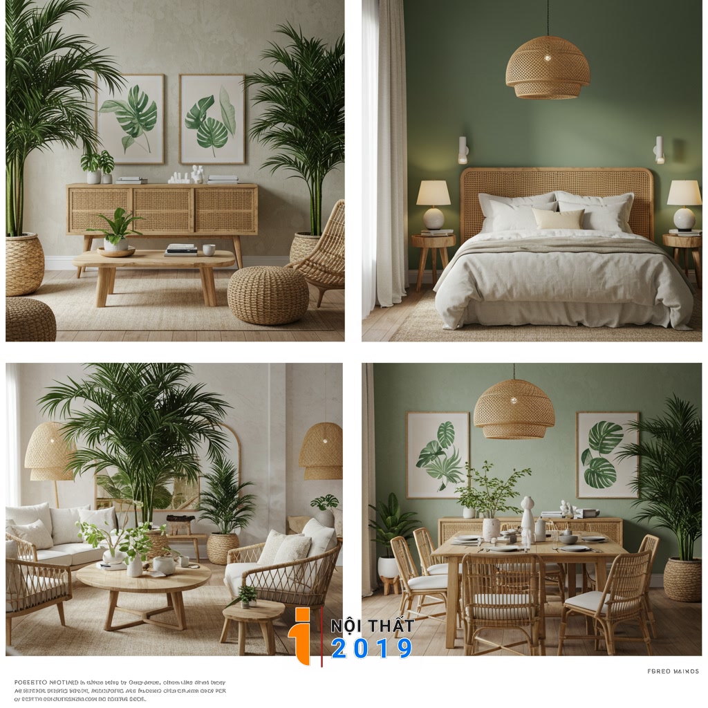 Cách Áp Dụng Phong Cách Tropical Cho Từng Không Gian Sống