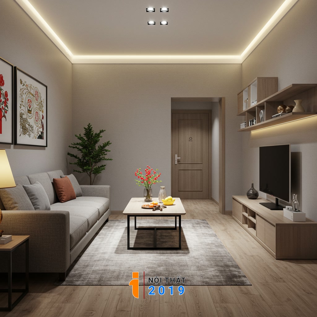 Cách bố trí các món nội thất chính hút tài lộc (sofa, bàn trà, kệ TV...)