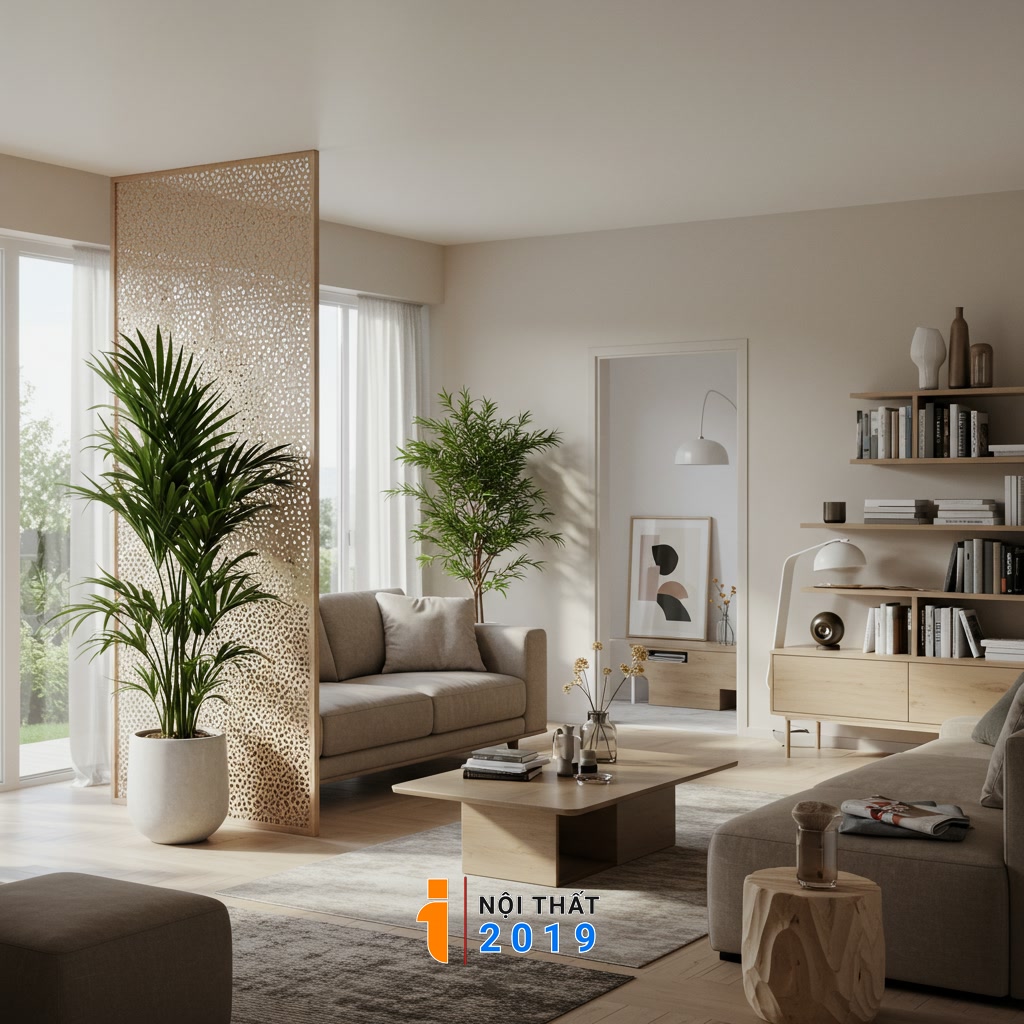 Cách phân chia không gian mở hài hòa và tạo sự riêng tư theo Phong Thủy