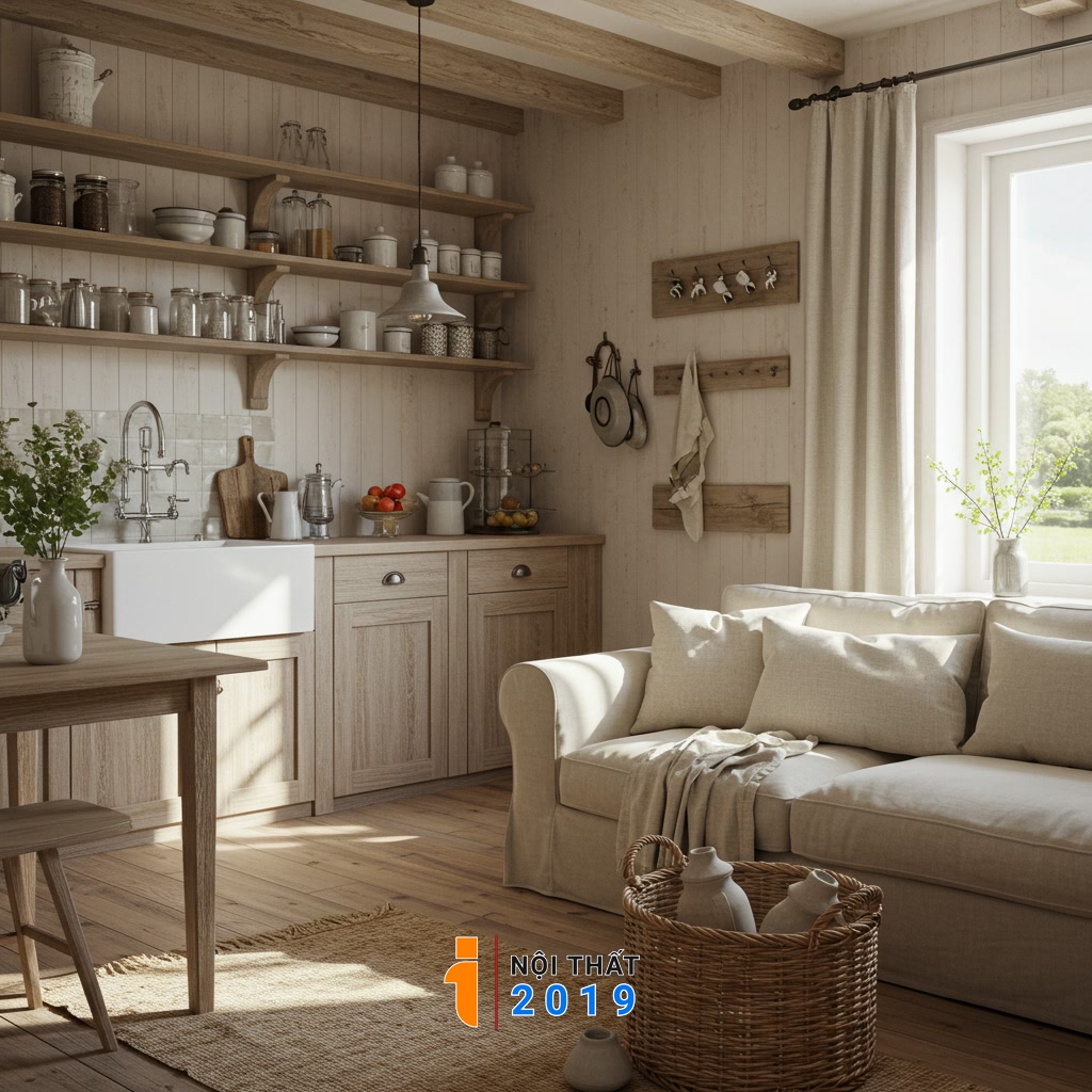 Cách ứng dụng phong cách Farmhouse cho từng không gian sống