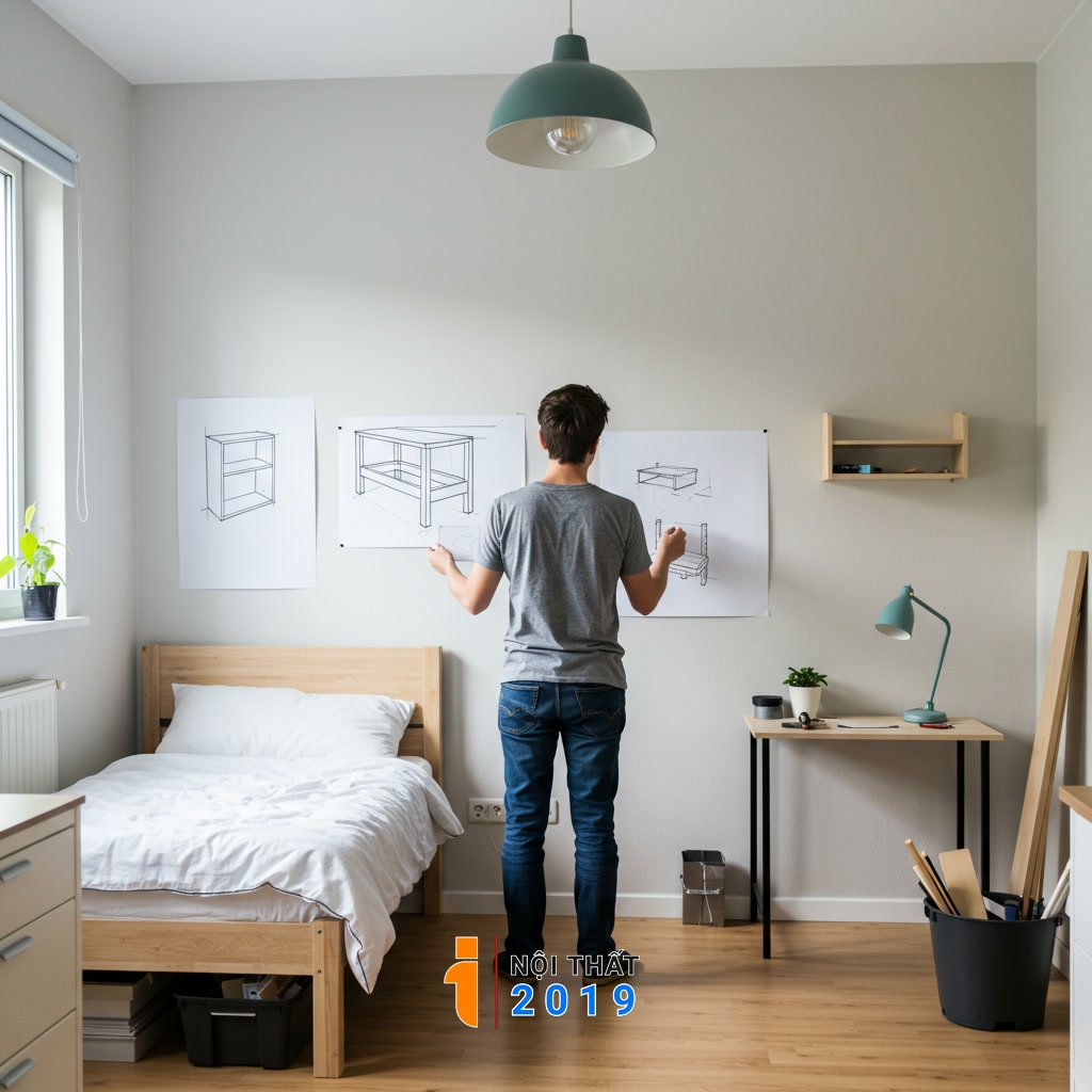 Chọn Dự Án Nội Thất Tự Làm Phù Hợp (Giường, Kệ, Bàn...)