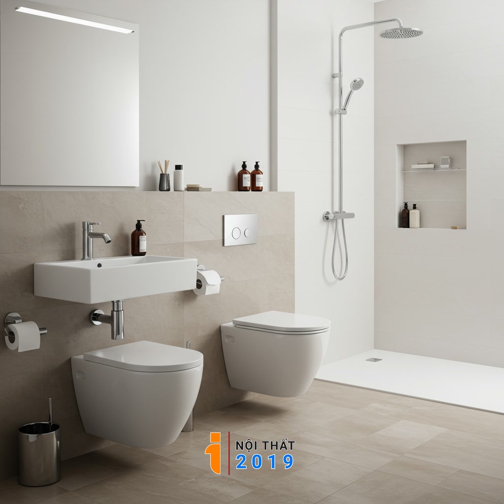 Chọn lựa nội thất thiết bị vệ sinh chính