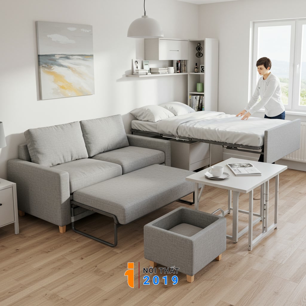 Chọn lựa và sử dụng nội thất thông minh, đa năng