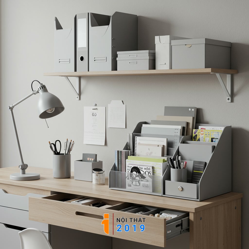 Giải pháp lưu trữ thông minh giúp không gian gọn gàng