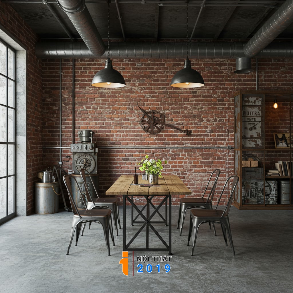 Giới thiệu chung về Phong cách Nội thất Công nghiệp