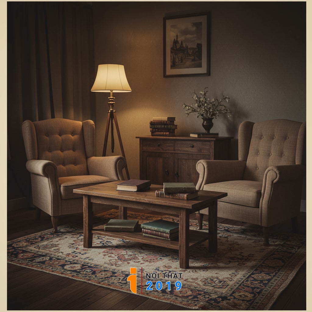 Giới thiệu về phong cách Vintage trong nội thất phòng khách