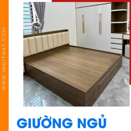 Giường Ngủ kèm ngăn kéo sâu tại xã Minh Trí