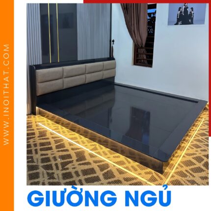 Giường Ngủ LED gầm thành bay tại phường Phú Diễn
