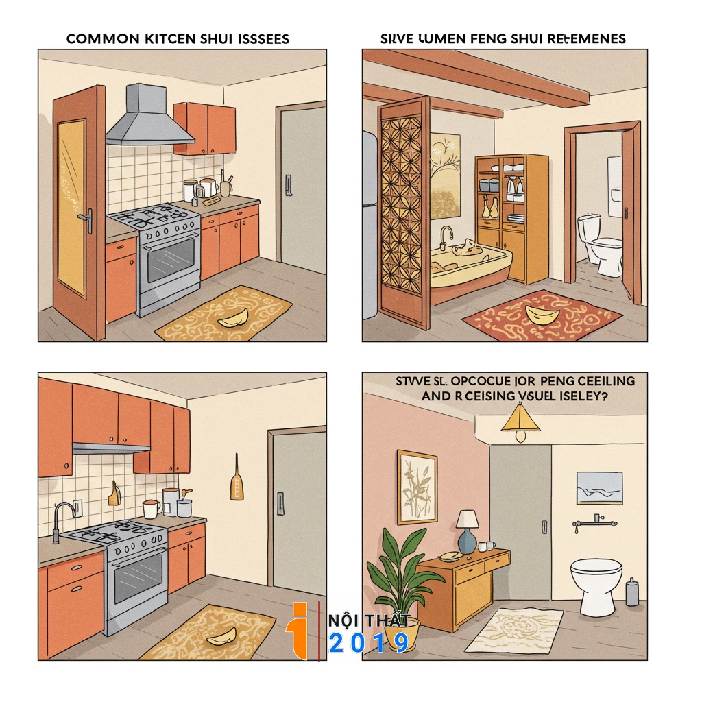 Hóa Giải Những Vị Trí Bếp Xấu Và Cách Bố Trí Nội Thất Phù Hợp