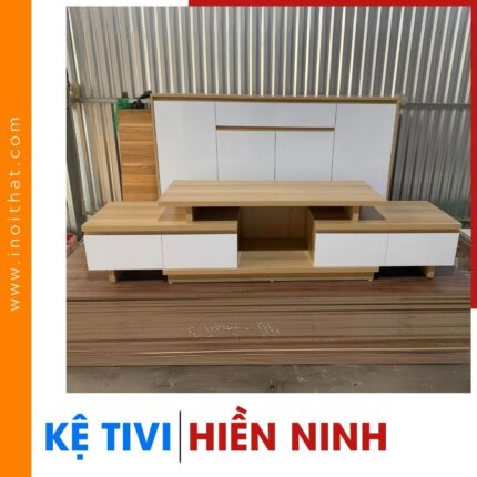 Kệ Tivi đóng sẵn mặt để tivi đứng tại xã Hiền Ninh