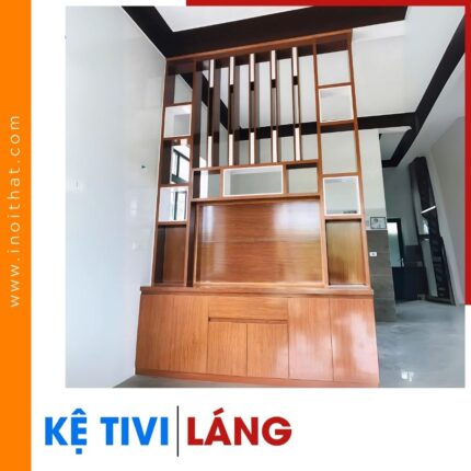 Kệ Tivi đứng chia phòng kèm vách nhựa tại phường Láng