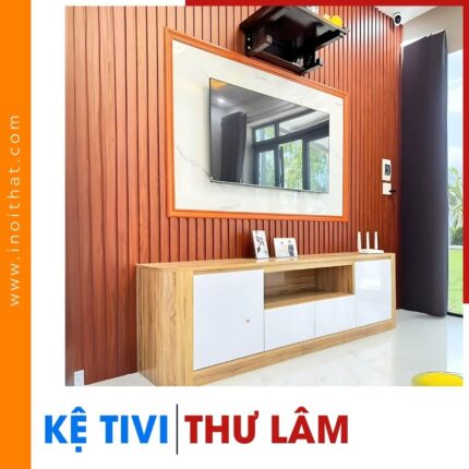 Kệ Tivi kệ tivi kèm tủ rời bo cạnh tại xã Thư Lâm