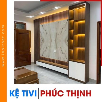 Kệ Tivi kịch trần chữ L không cánh tại xã Phúc Thịnh
