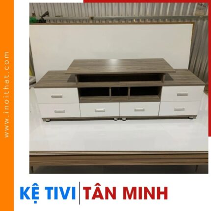 Kệ Tivi MDF đóng sẵn tại xã Tân Minh