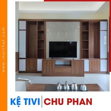 Kệ Tivi phòng làm việc gia đình tại xã Chu Phan