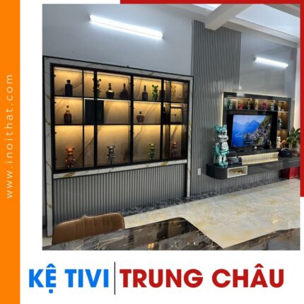 Kệ Tivi trang trí hiện đại cao cấp tại xã Trung Châu