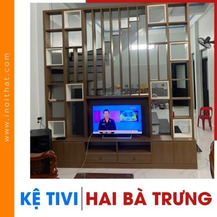 Kệ Tivi trang trí ngăn phòng khách tại phường Hai Bà Trưng
