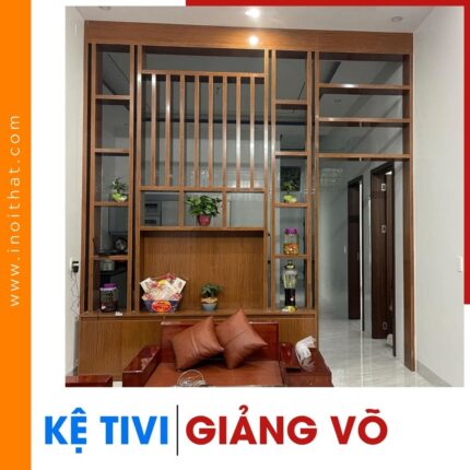 Kệ Tivi vách ngăn phòng kịch trần tại phường Giảng Võ