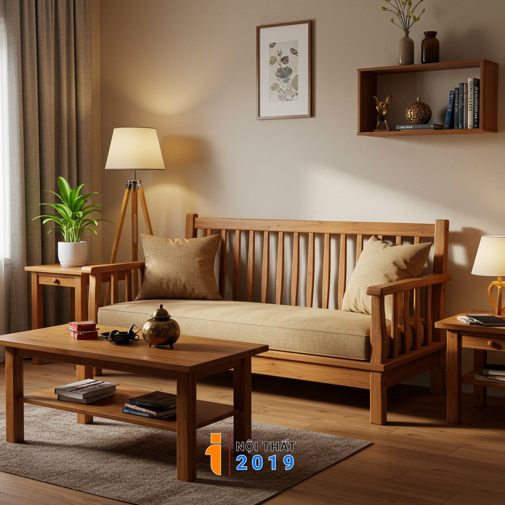 Kết Hợp Nội Thất Gỗ Với Các Yếu Tố Phong Thủy Khác