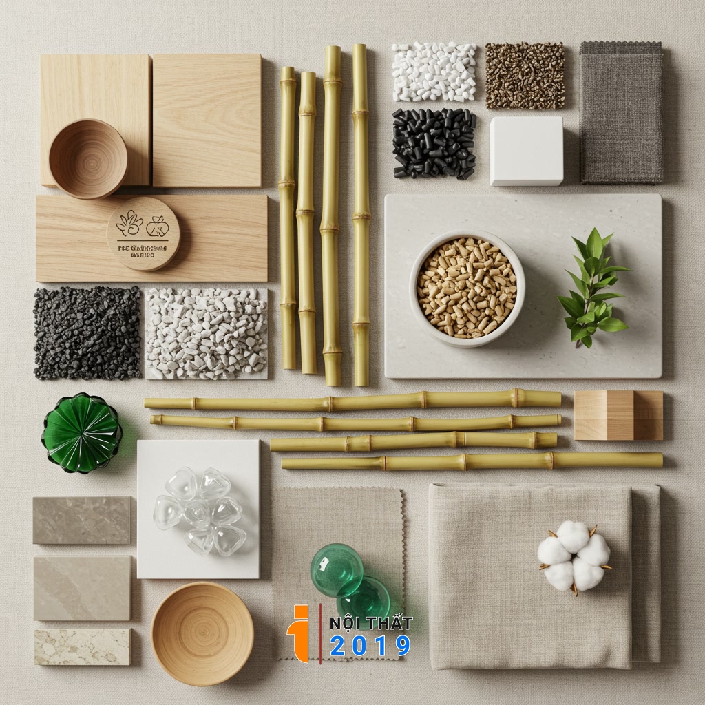 Khám phá các vật liệu và sản phẩm nội thất xanh phổ biến