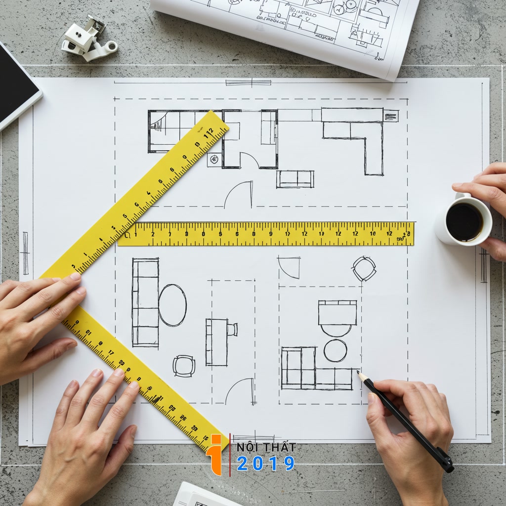 Lập kế hoạch: Đánh giá không gian và nhu cầu sử dụng nội thất