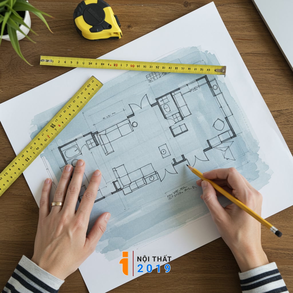 Lập kế hoạch chi tiết trước khi bố trí nội thất