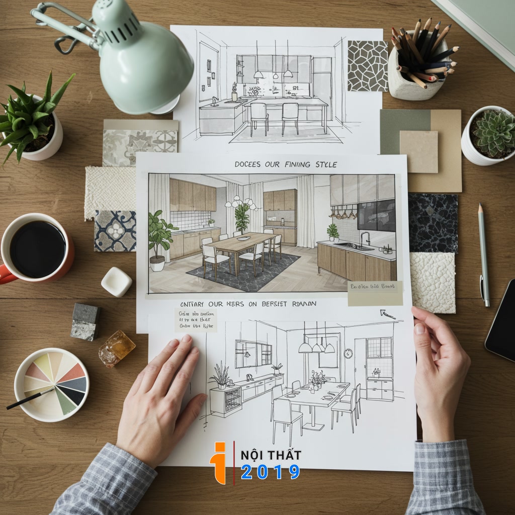 Lập kế hoạch và xác định phong cách nội thất phòng ăn