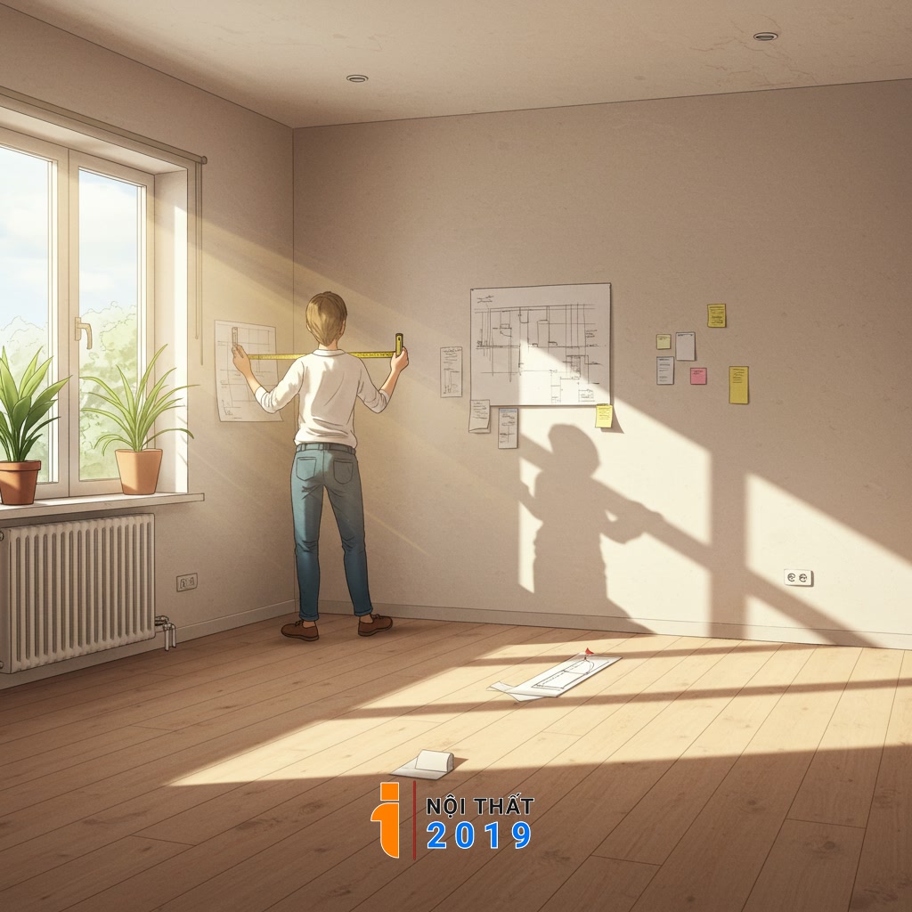 Lên kế hoạch và chuẩn bị trước khi sắp xếp phòng làm việc