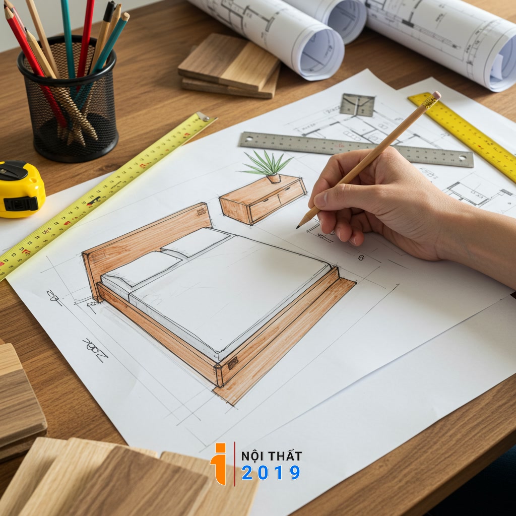 Lên Kế Hoạch và Thiết Kế Giường Gỗ