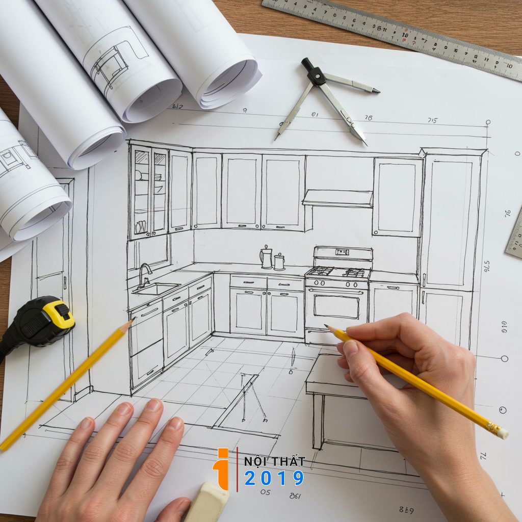 Lên kế hoạch và thiết kế không gian bếp thông minh