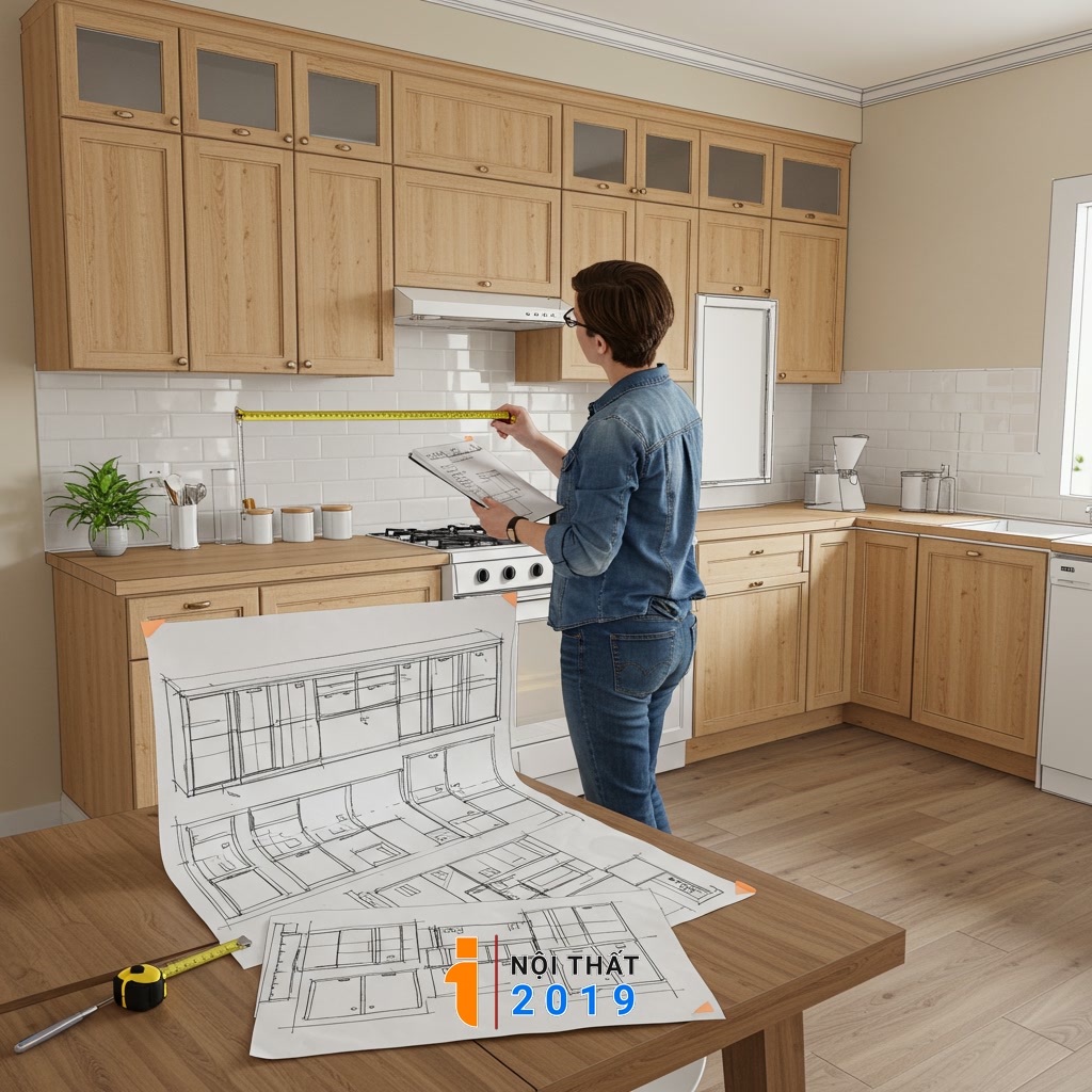 Lên kế hoạch và thiết kế tủ bếp phù hợp không gian nội thất