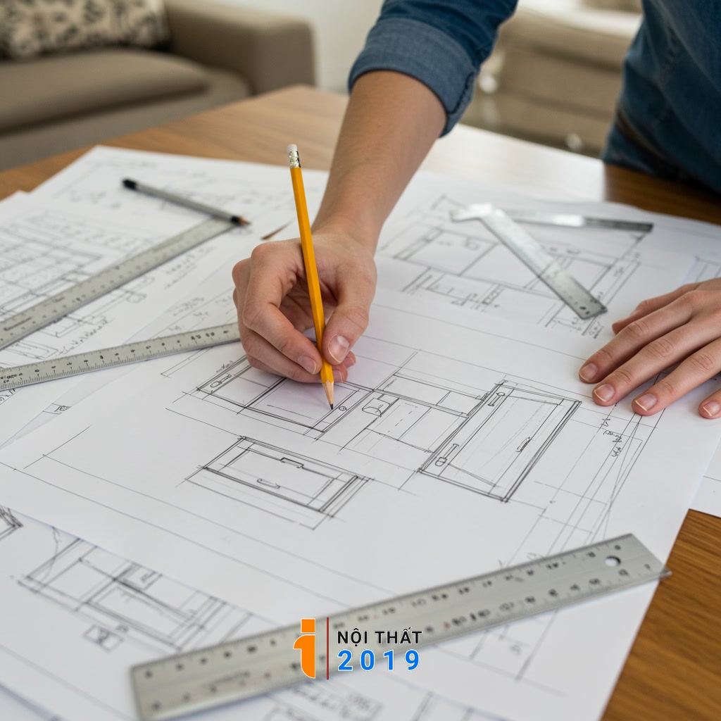Lên kế hoạch và thiết kế tủ phù hợp với phong cách nội thất