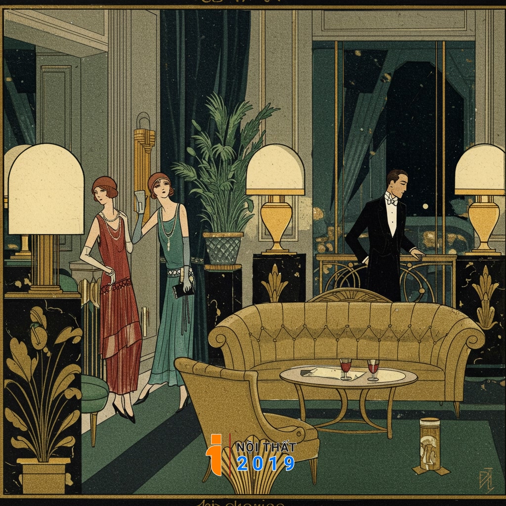 Lịch sử và nguồn gốc phong cách nội thất Art Deco