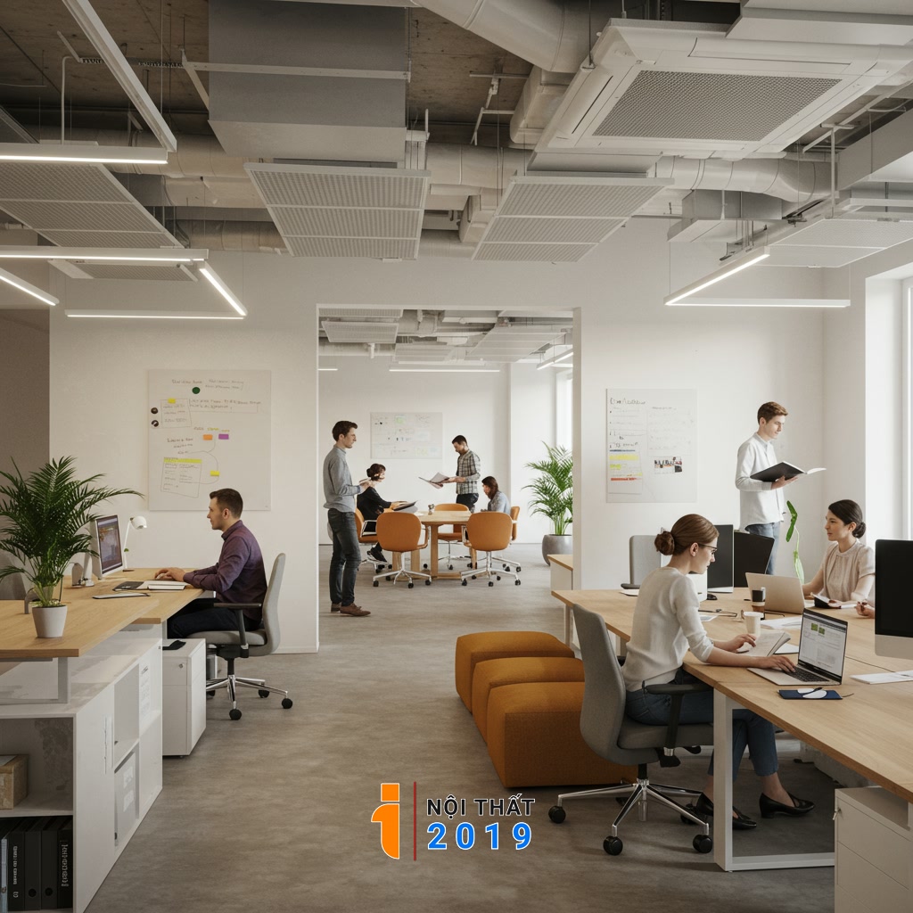 Lợi ích của việc sắp xếp nội thất văn phòng hiệu quả