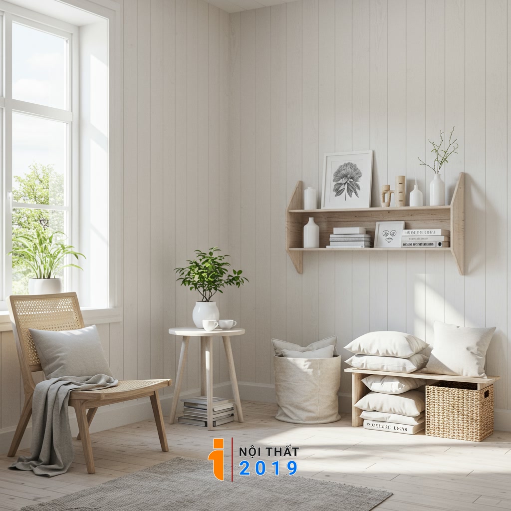 Lựa chọn màu sắc, vật liệu và đồ nội thất đặc trưng
