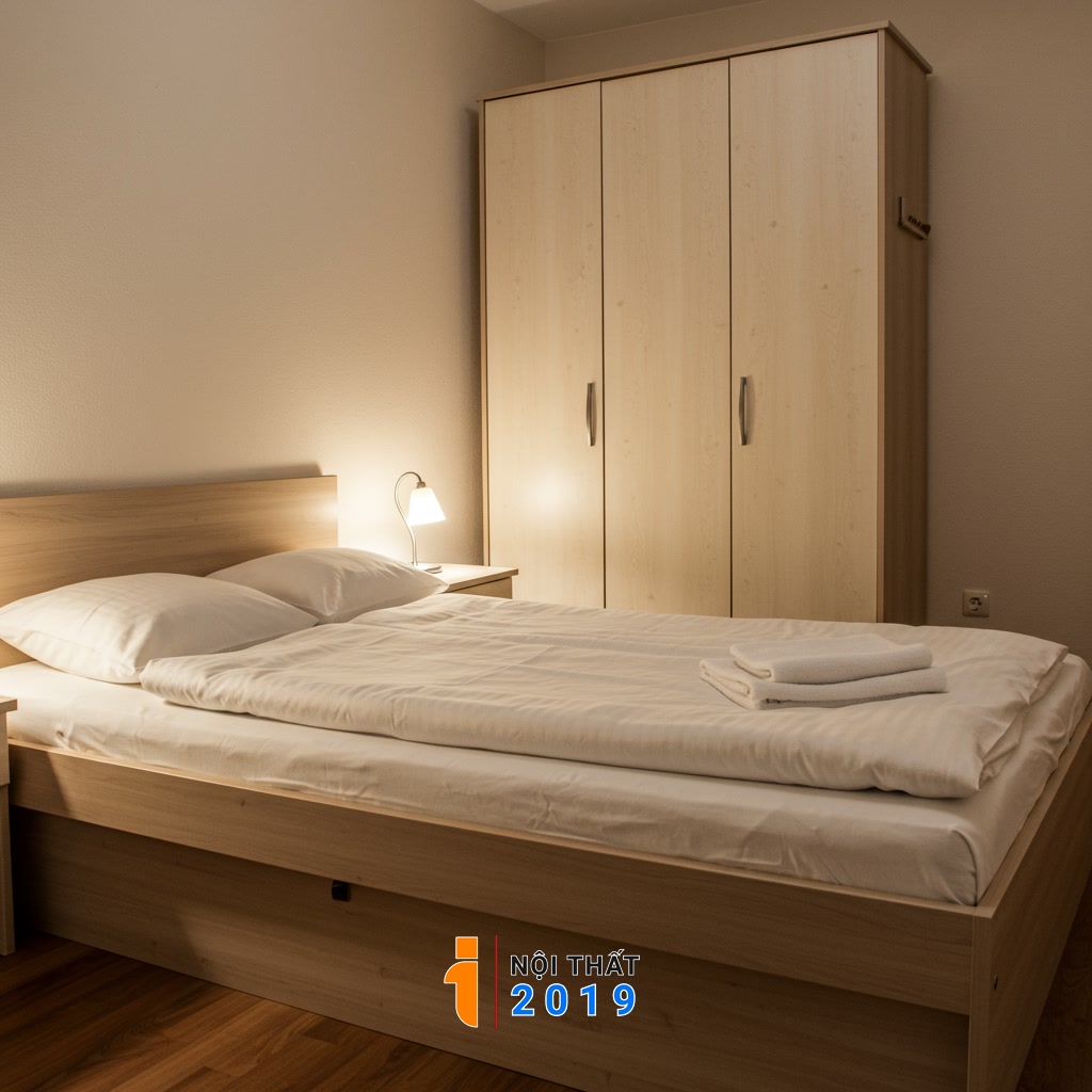 Lựa chọn và Bố trí Nội thất Chính: Giường, Tủ quần áo và các Yếu tố Cần thiết