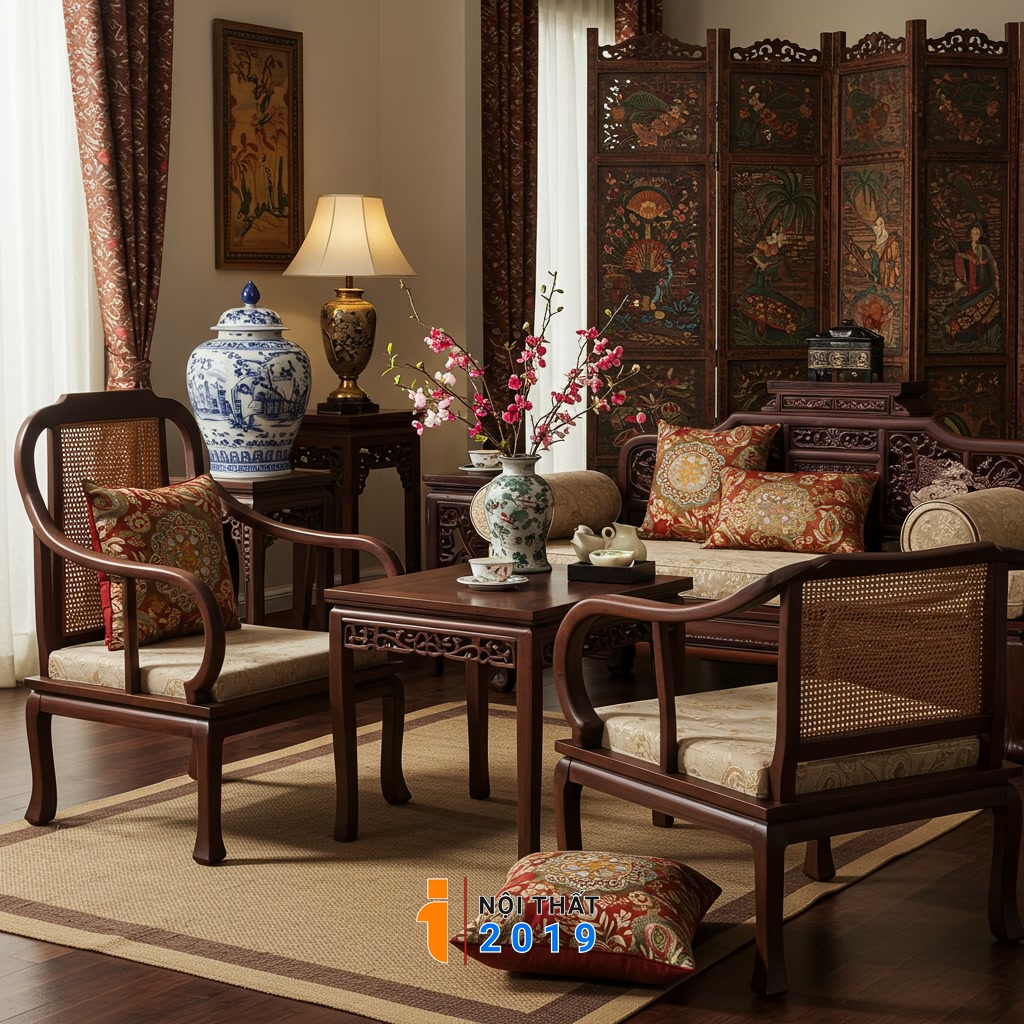 Lựa chọn và Bố trí Nội thất trong Phong cách Indochine